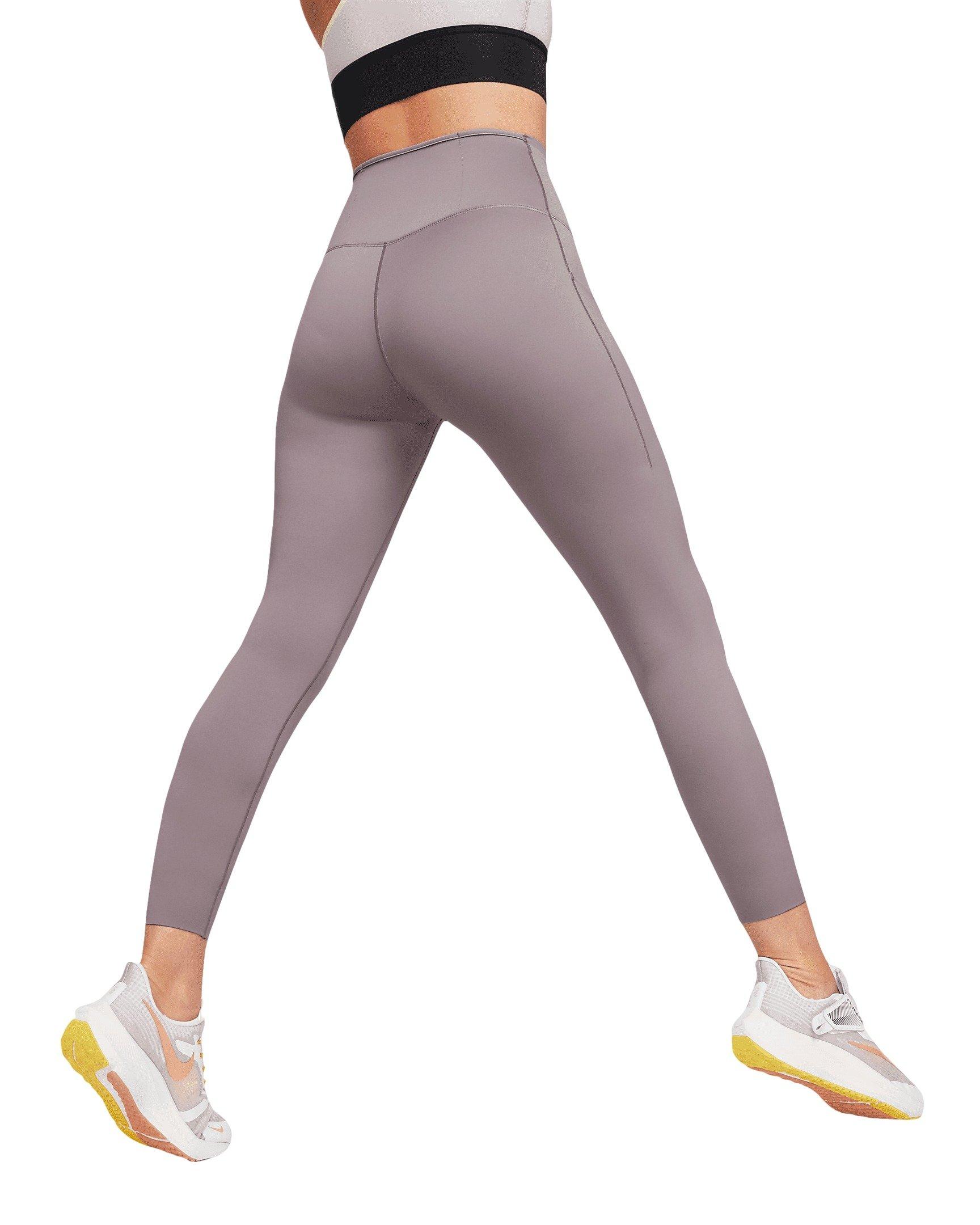 Nike Women's Go Firm-Support High-Waisted 7/8 Leggings - PURPLE Thumbnail View 2