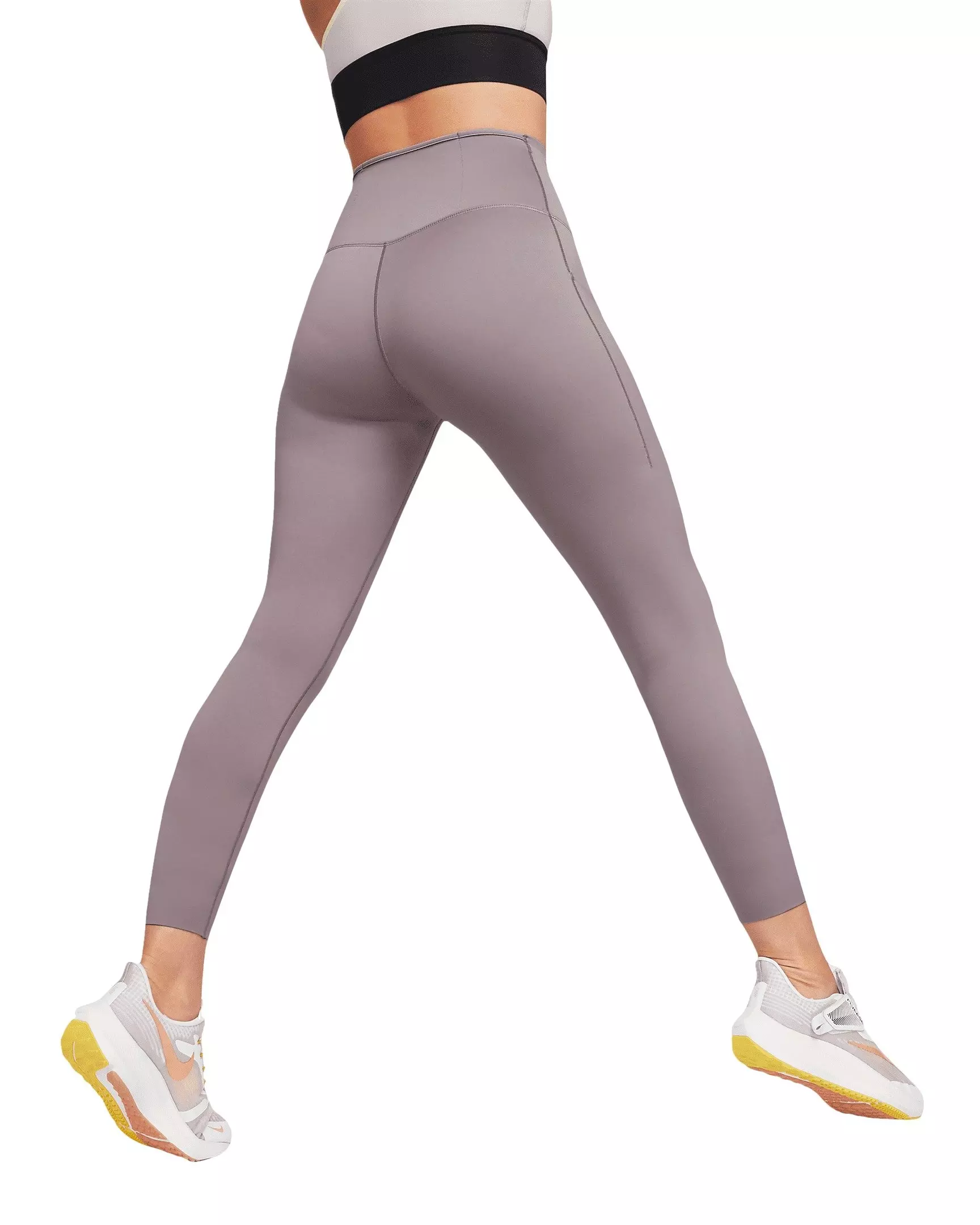 Nike Women's Go Firm-Support High-Waisted 7/8 Leggings - PURPLE