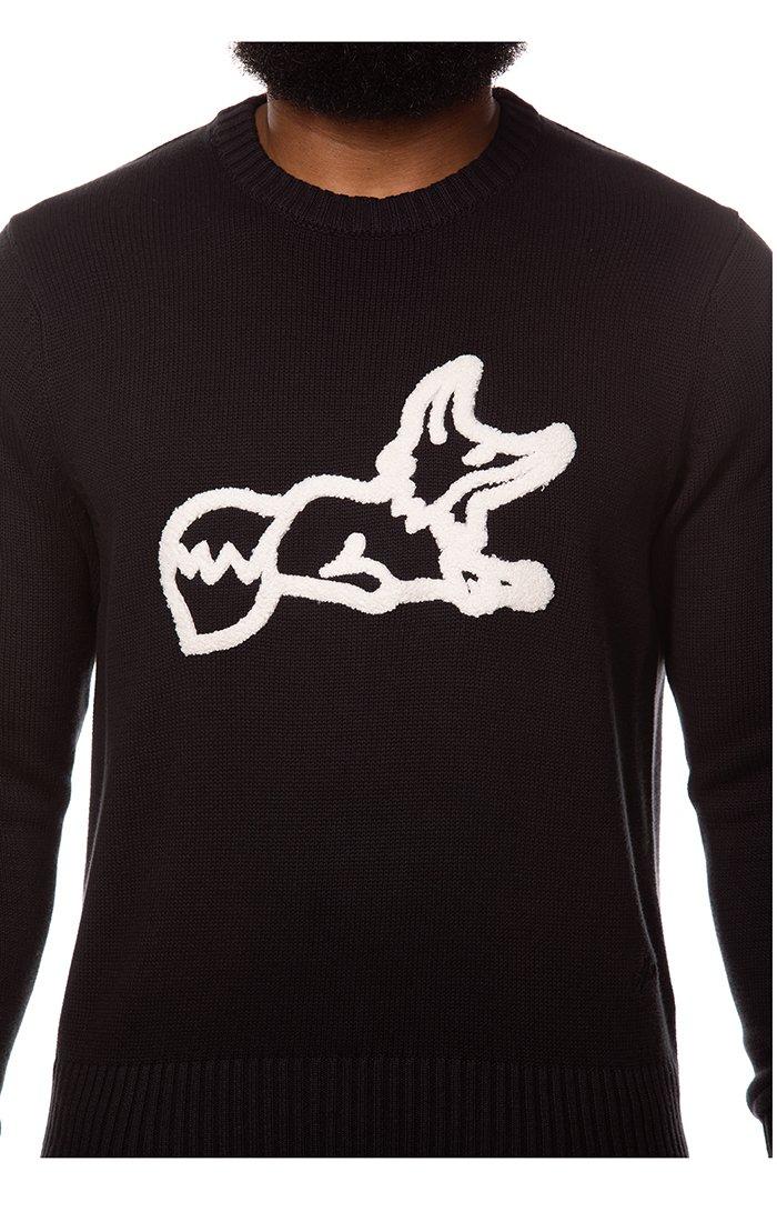 AKOO Men's Snobby Sweater - BLACK Thumbnail View 3