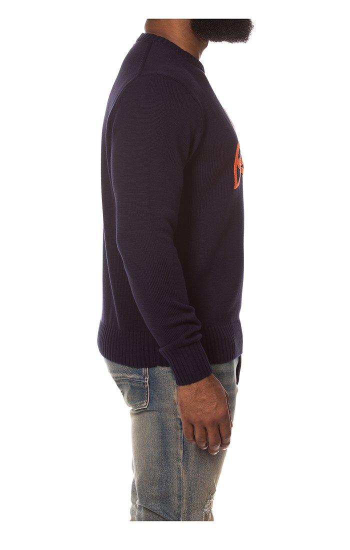 AKOO Men's Snobby Sweater - NAVY Thumbnail View 4