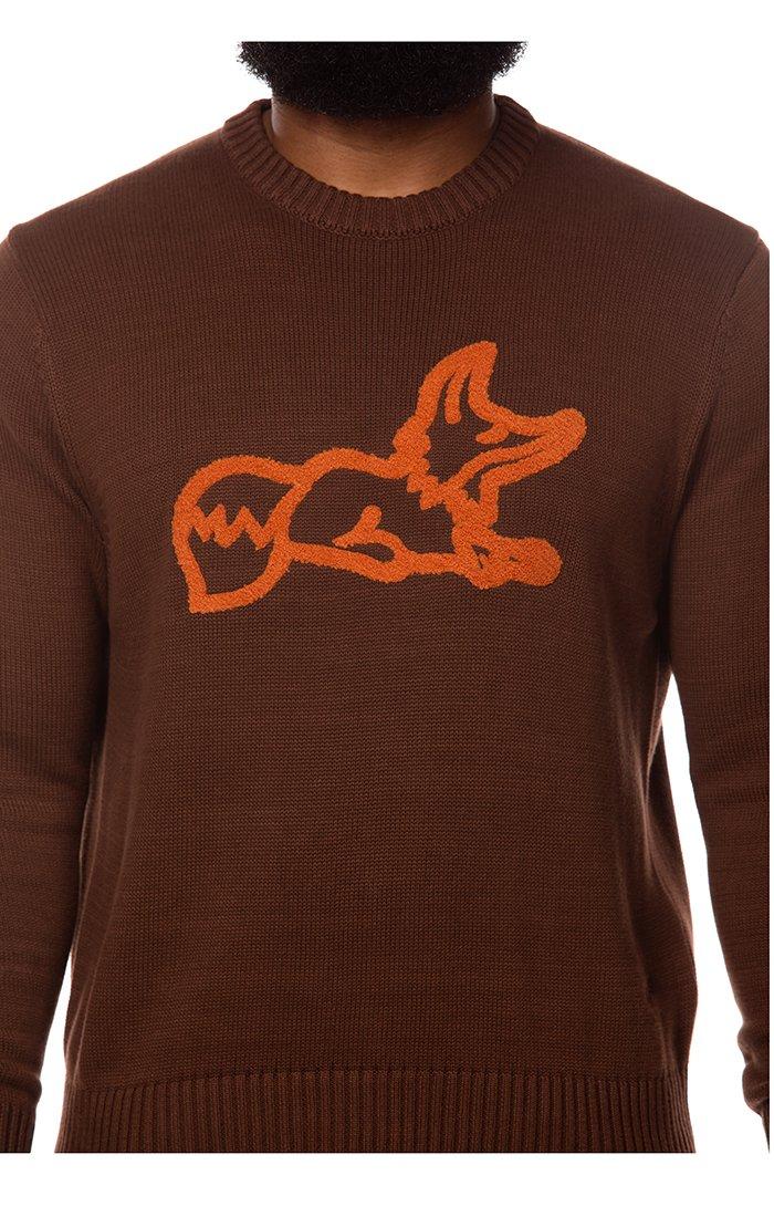AKOO Men's Snobby Sweater - DK BROWN Thumbnail View 3