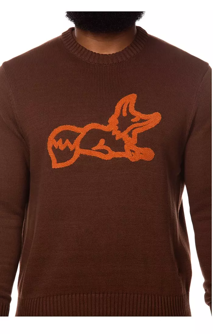 AKOO Men's Snobby Sweater - DK BROWN