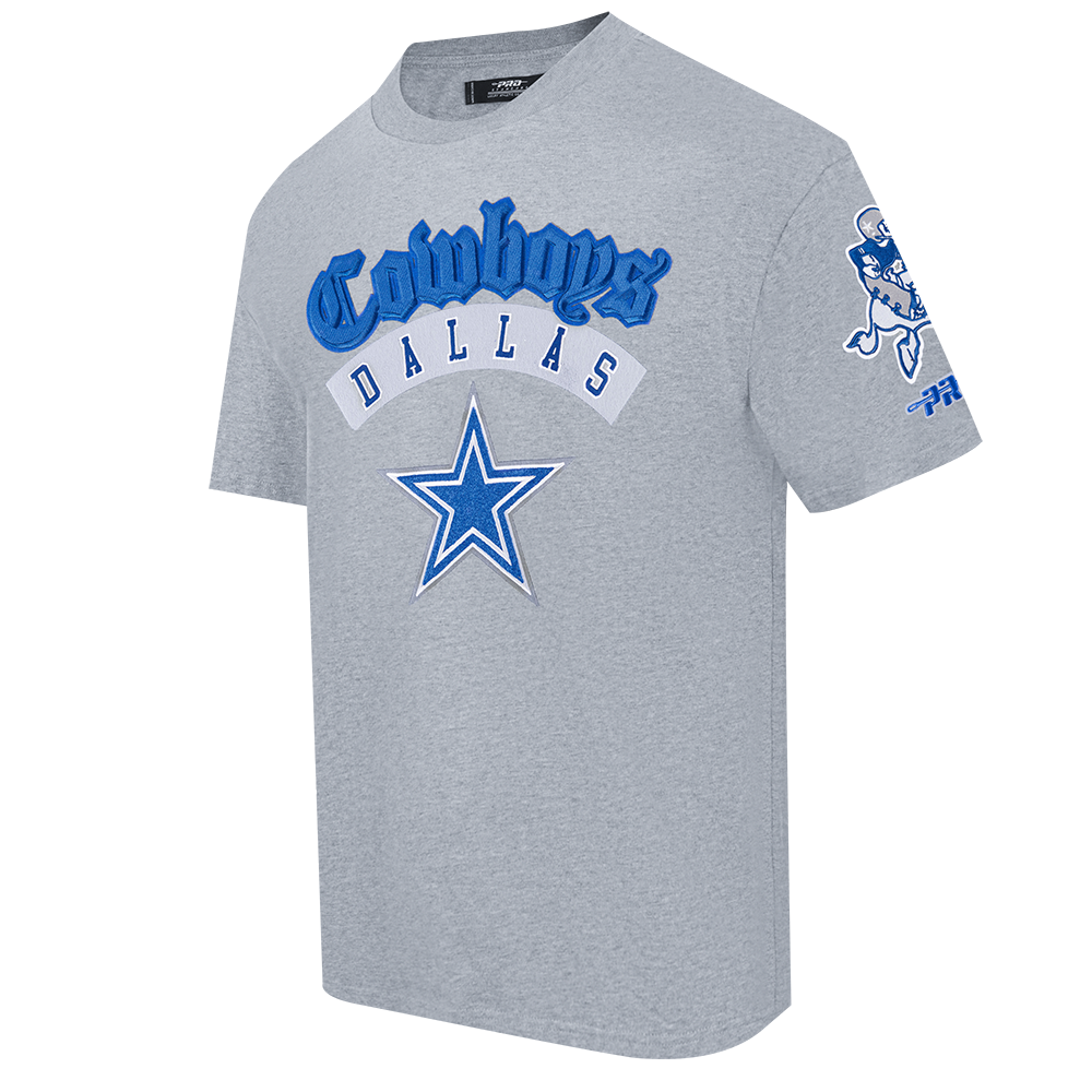 Pro Standard Men's NFL Dallas Cowboys Best of CJ Drop Shoulder Tee - Dk Grey - DK GREY