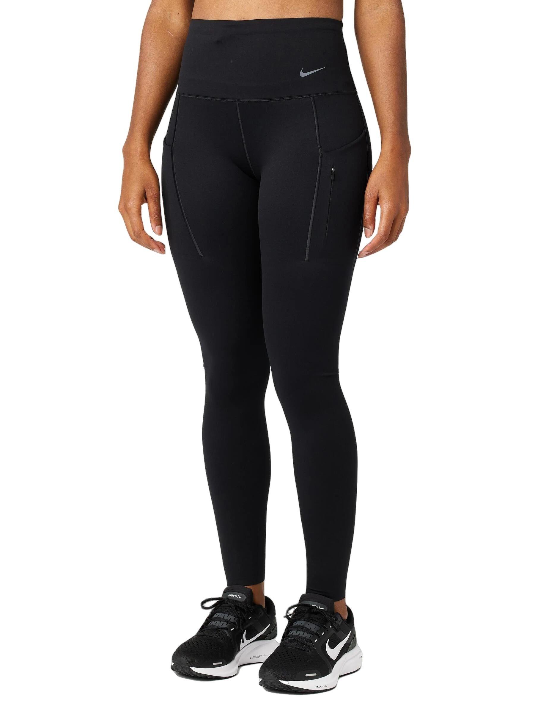 Nike Women's Go Firm-Support HW Leggings w/Pockets - BLACK Thumbnail View 1
