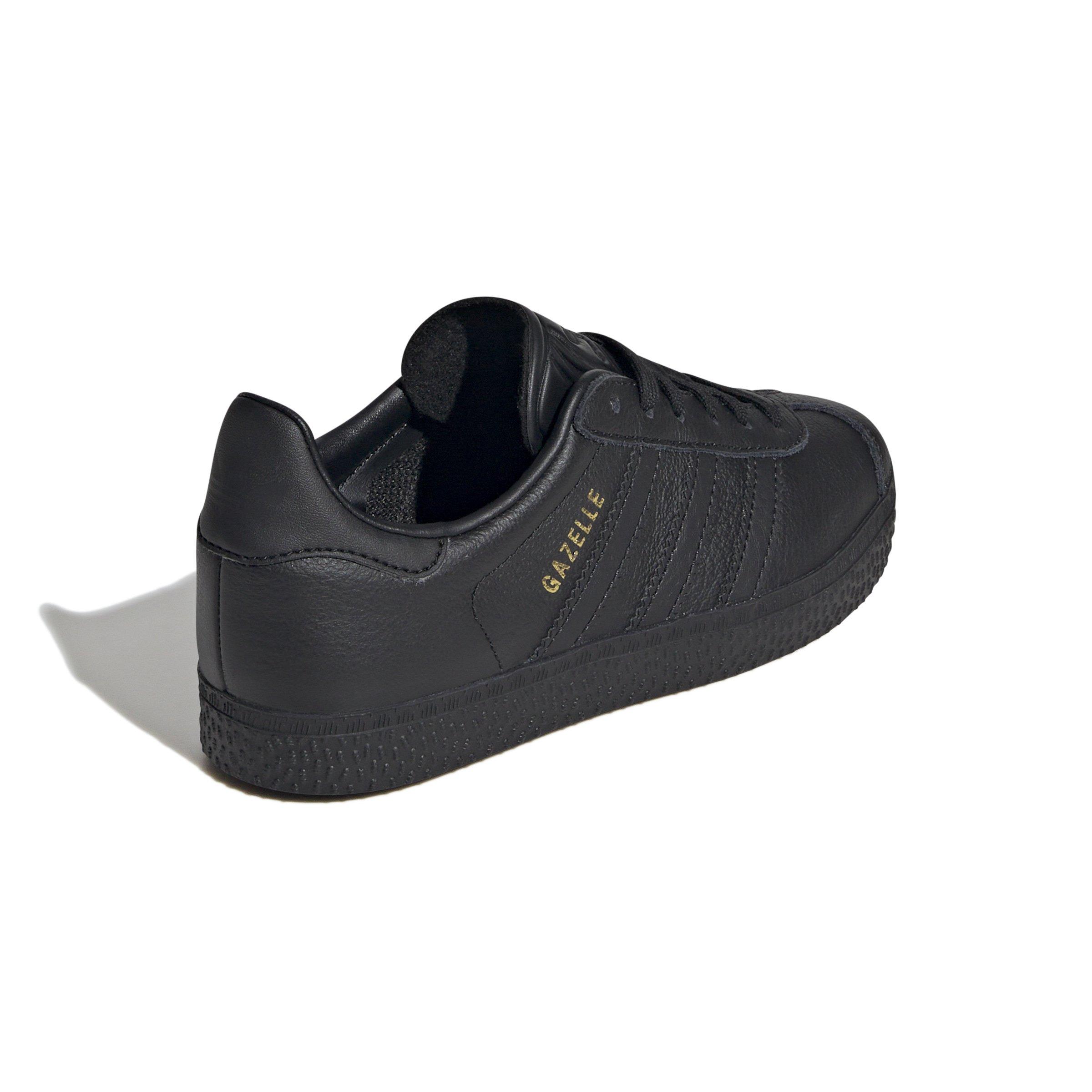 adidas Originals Gazelle Preschool Boys' "Core Black/Core Black/Core Black" Shoe