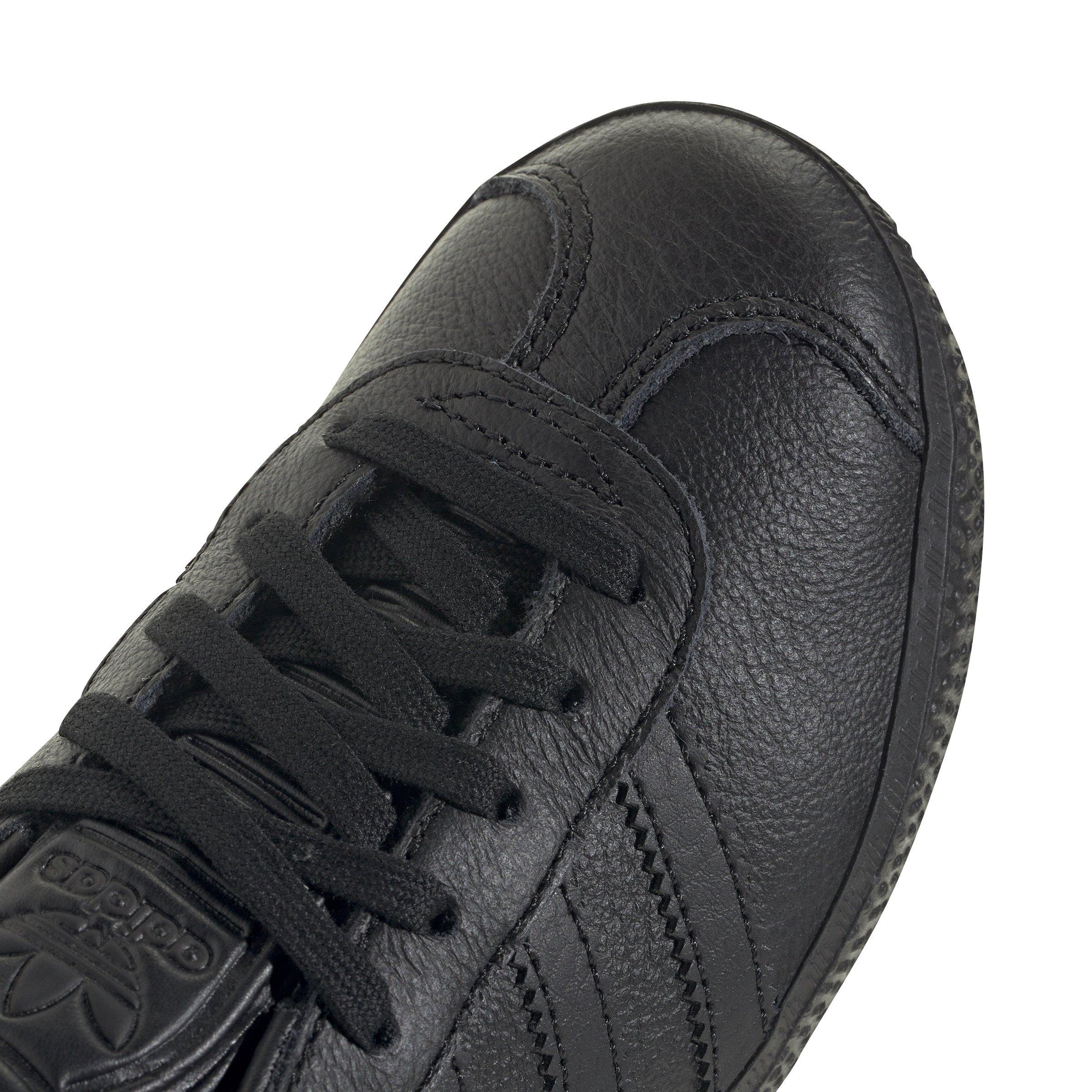 adidas Originals Gazelle Preschool Boys' "Core Black/Core Black/Core Black" Shoe