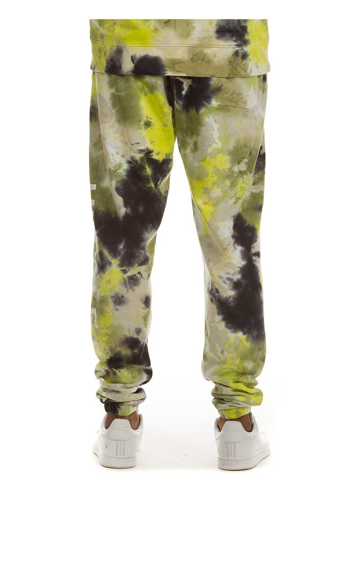 Hustle Gang Men's Pollock Joggers - BLACK/LIME Thumbnail View 2