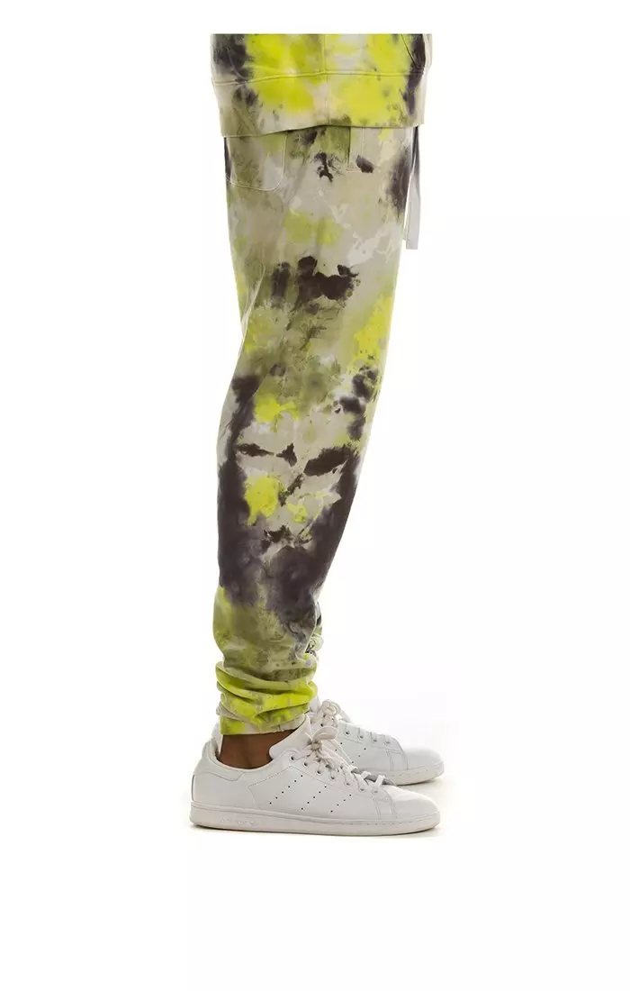 Hustle Gang Men's Pollock Joggers - BLACK/LIME