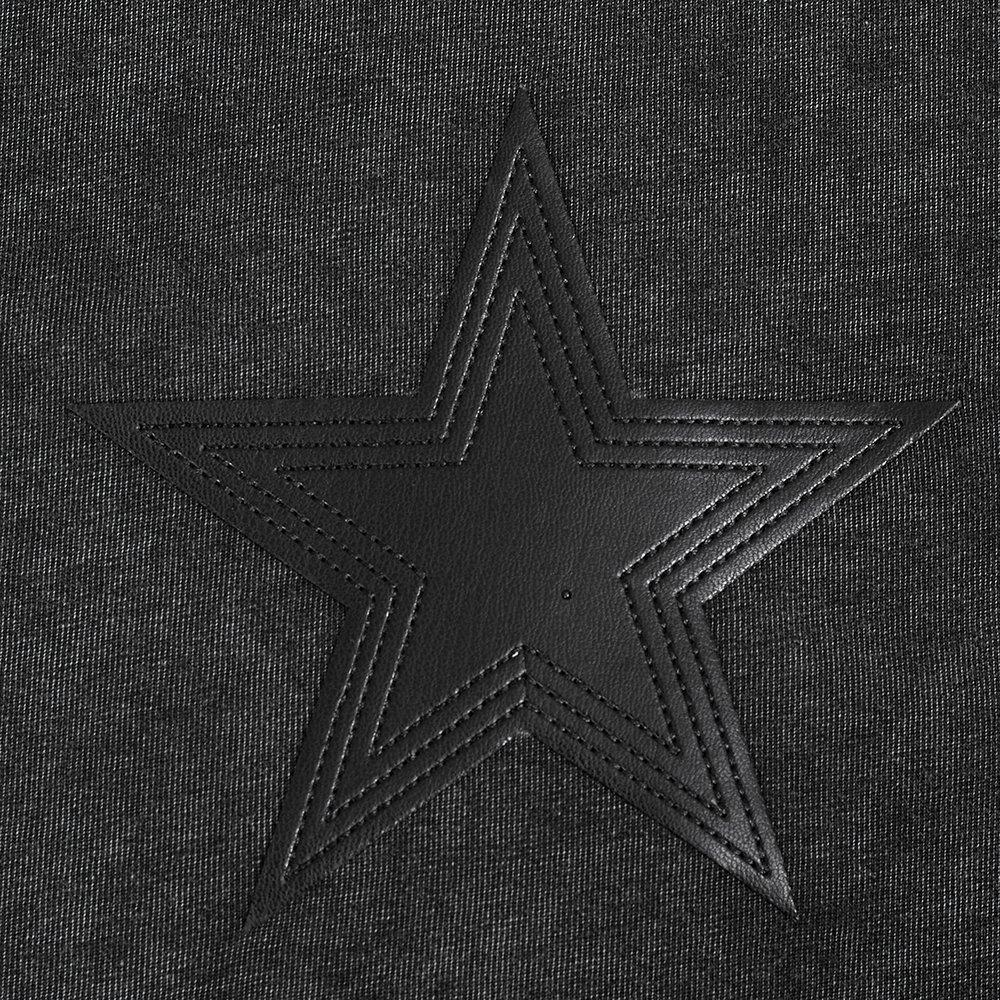 Pro Standard Men's NFL Dallas Cowboys Washed Vanguard Enzyme CJ Drop Shoulder T-Shirt - Black - BLACK