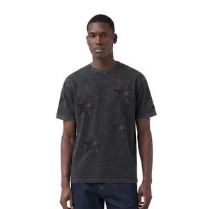Pro Standard Men's NFL Dallas Cowboys Washed Vanguard Enzyme CJ Drop Shoulder T-Shirt - Black - BLACK
