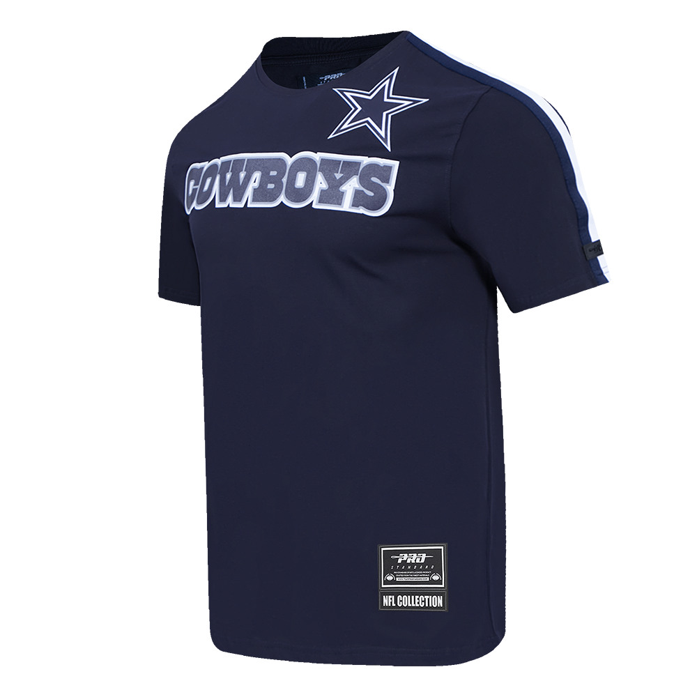 Pro Standard Men's NFL Dallas Cowboys Logo Classic Mesh Pro Team Taping Shirt - Navy - NAVY