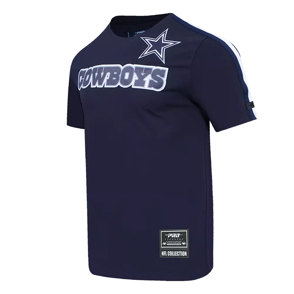 Pro Standard Men's NFL Dallas Cowboys Logo Classic Mesh Pro Team Taping Shirt - Navy - NAVY