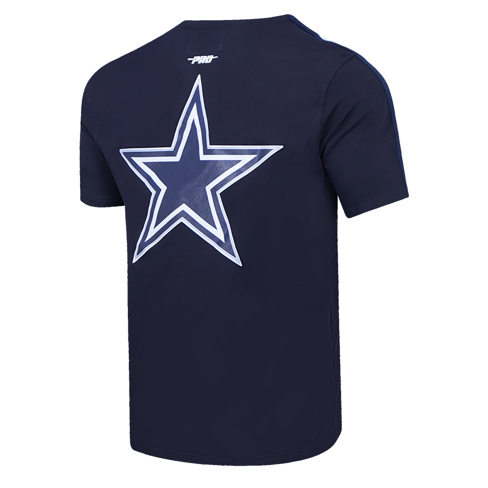 Pro Standard Men's NFL Dallas Cowboys Logo Classic Mesh Pro Team Taping Shirt - Navy - NAVY