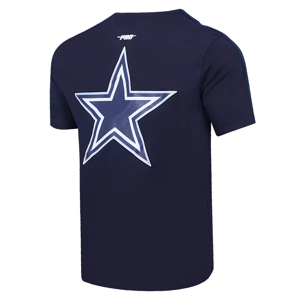 Pro Standard Men's NFL Dallas Cowboys Logo Classic Mesh Pro Team Taping Shirt - Navy - NAVY