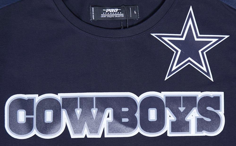 Pro Standard Men's NFL Dallas Cowboys Logo Classic Mesh Pro Team Taping Shirt - Navy - NAVY