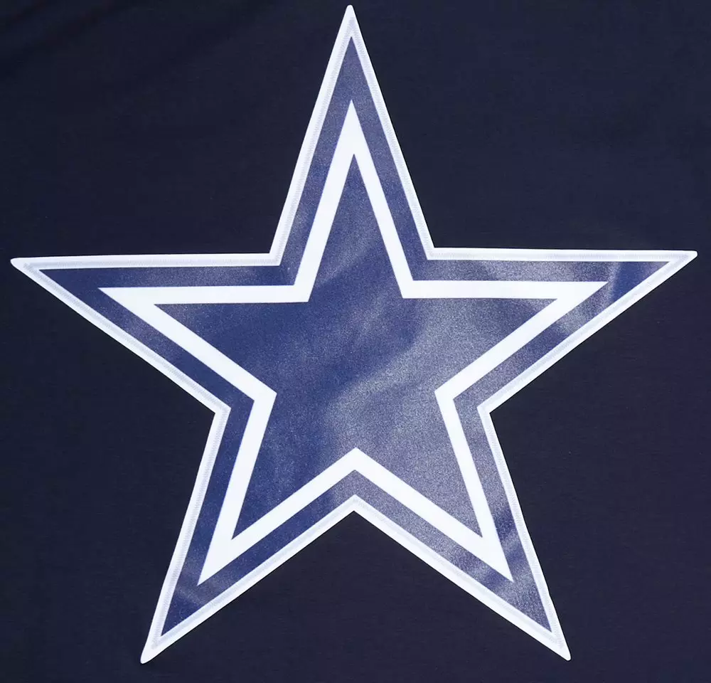 Pro Standard Men's NFL Dallas Cowboys Logo Classic Mesh Pro Team Taping Shirt - Navy - NAVY