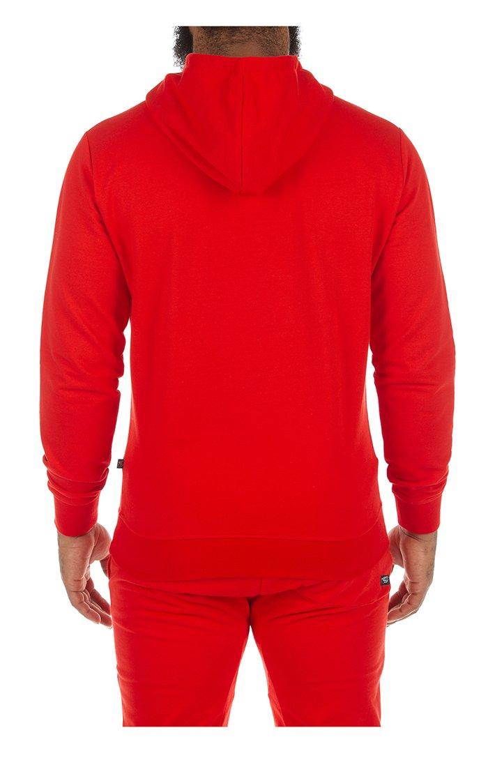 Hustle Gang Men's Disobey Crest Hoodie - RED Thumbnail View 2