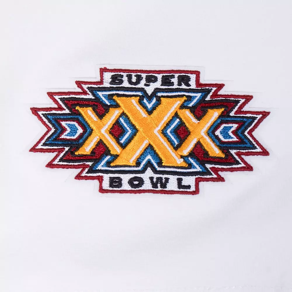 Pro Standard Men's NFL Dallas Cowboys Logo Classic Mesh Pro Team Taping Shirt - White/Navy - WHITE/NAVY