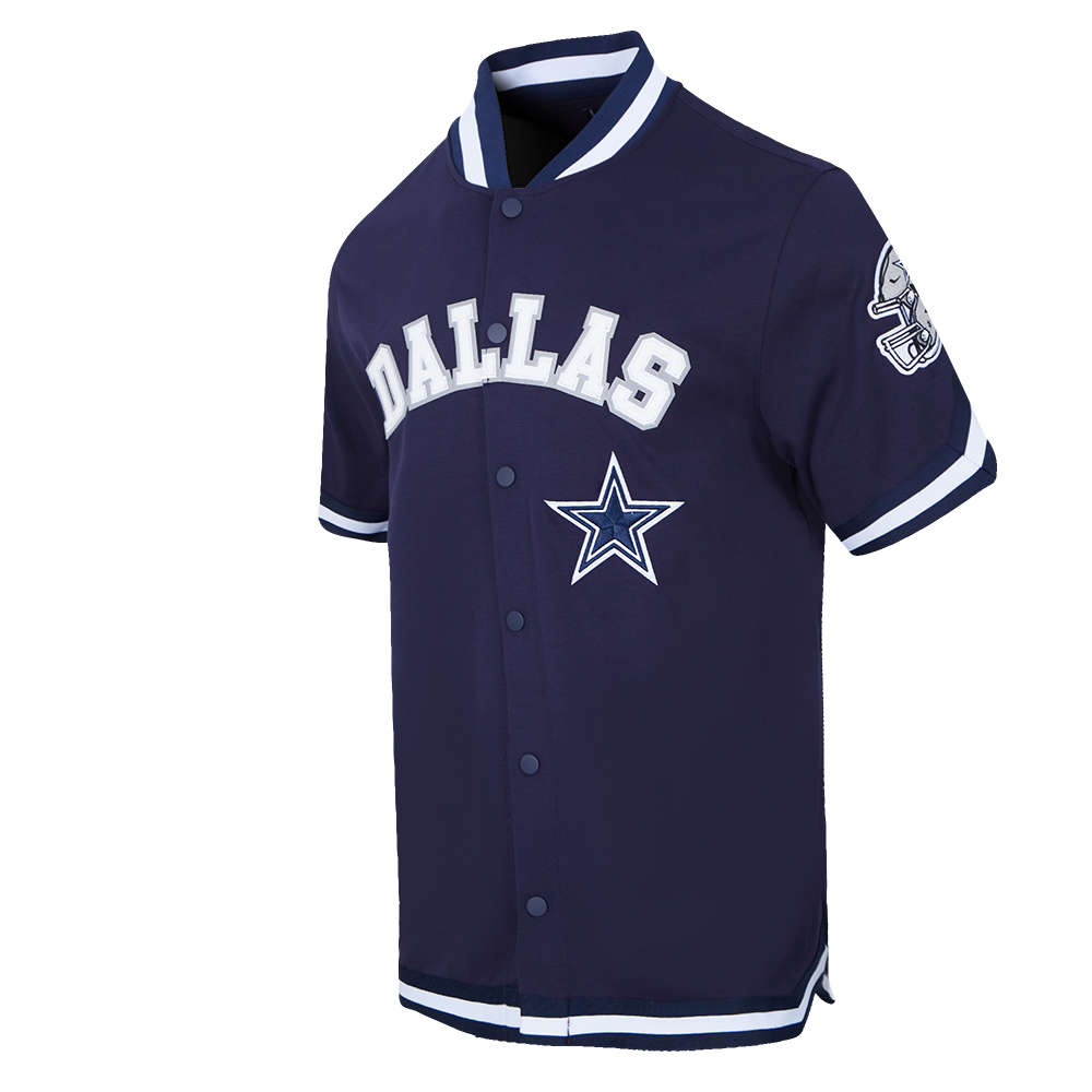 Pro Standard Men's NFL Dallas Cowboys Classic Warm Up Jacket - Navy - NAVY