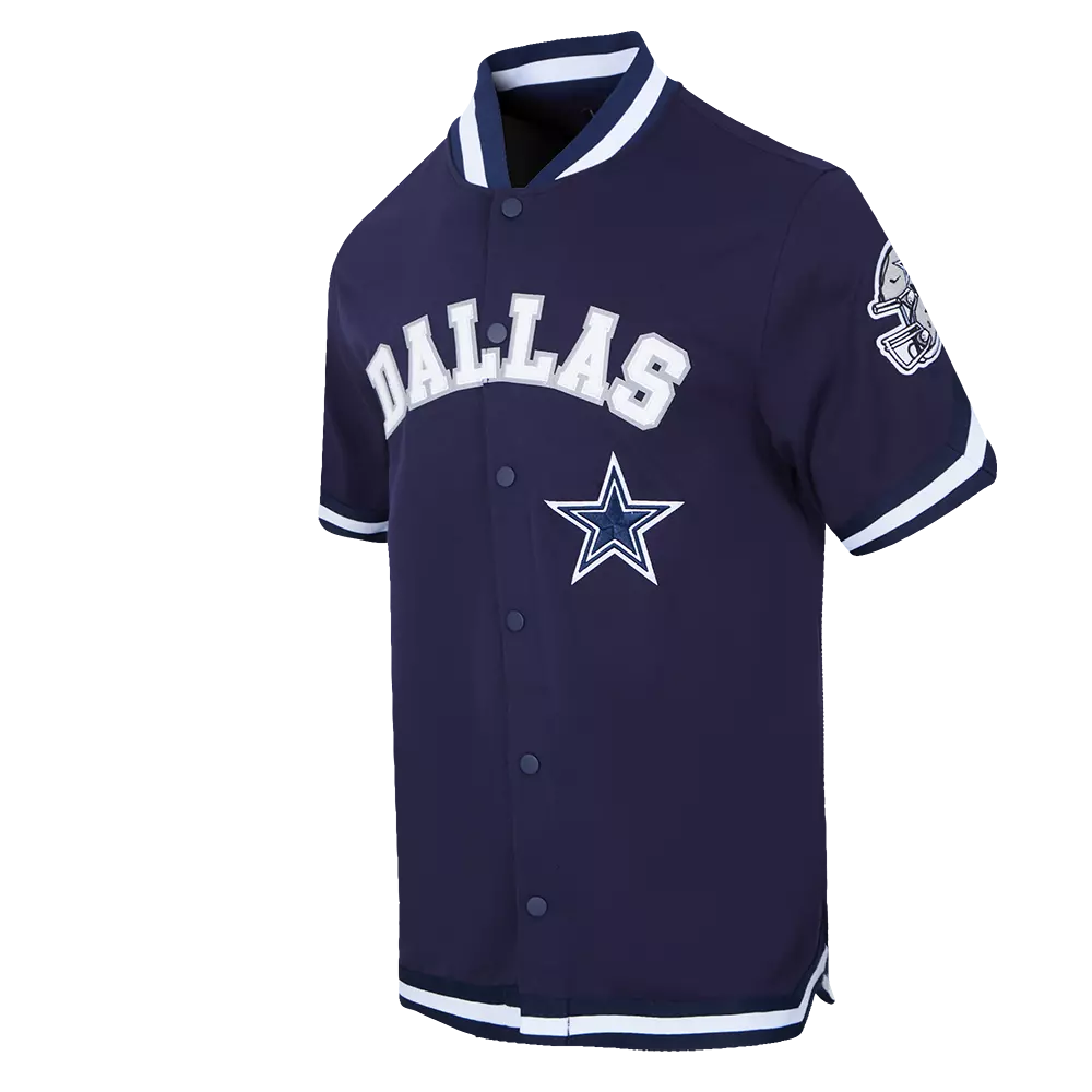 Pro Standard Men's NFL Dallas Cowboys Classic Warm Up Jacket - Navy - NAVY