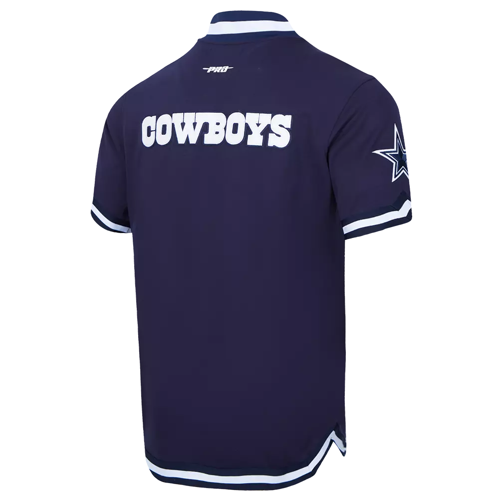 Pro Standard Men's NFL Dallas Cowboys Classic Warm Up Jacket - Navy - NAVY