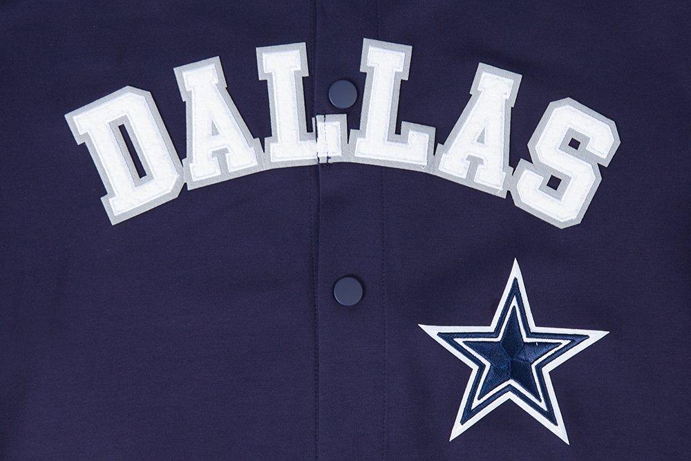 Pro Standard Men's NFL Dallas Cowboys Classic Warm Up Jacket - Navy - NAVY