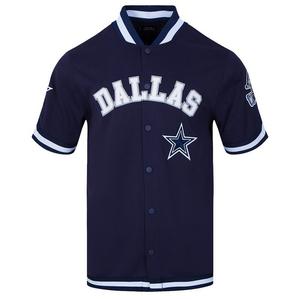 Pro Standard Men's NFL Dallas Cowboys Classic Warm Up Jacket - Navy - NAVY