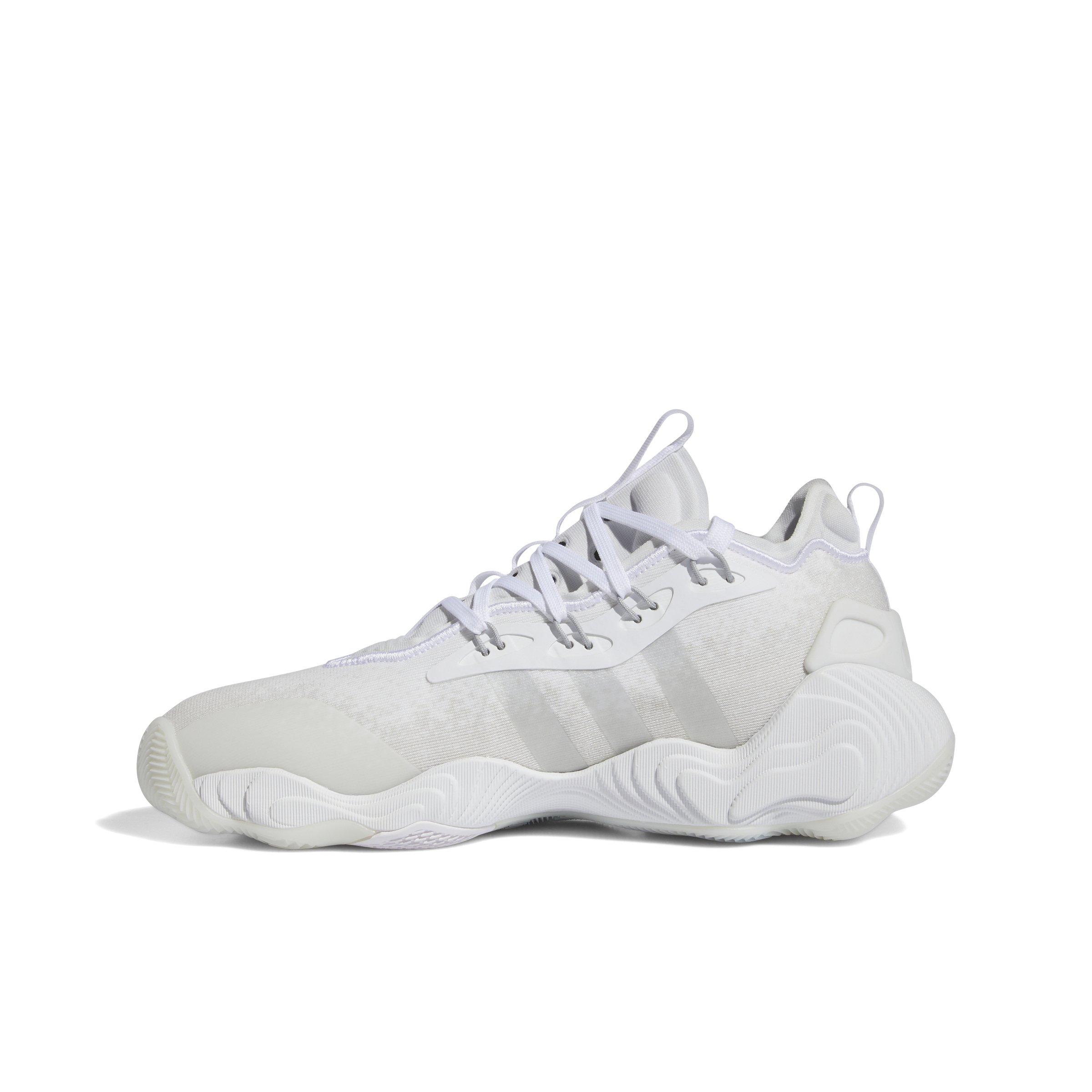 adidas Trae Young 3 "Ftwr White/Silver Metallic/Crystal White" Unisex Basketball Shoe - WHITE/SILVER/WHITE Thumbnail View 2