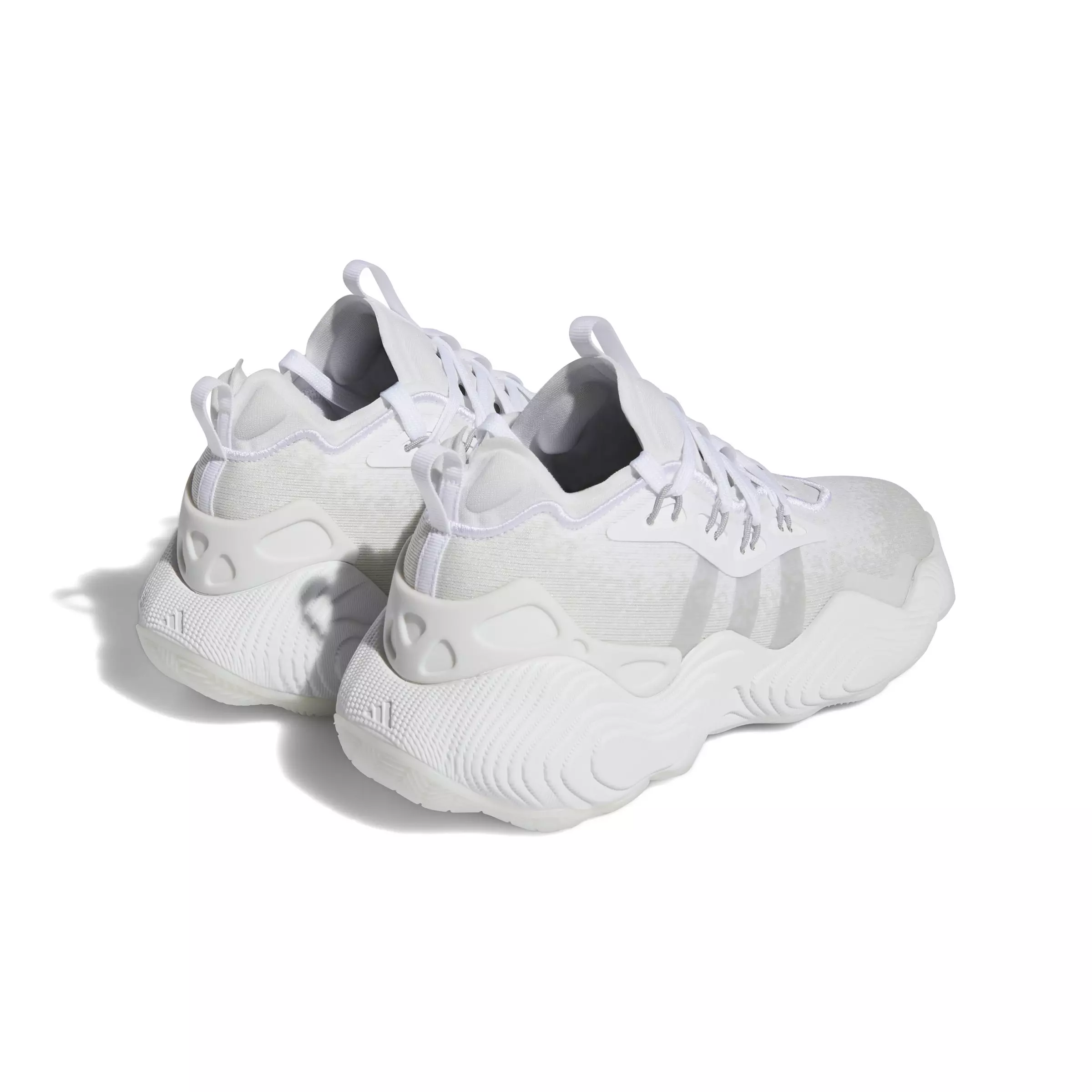 adidas Trae Young 3 "Ftwr White/Silver Metallic/Crystal White" Unisex Basketball Shoe - WHITE/SILVER/WHITE