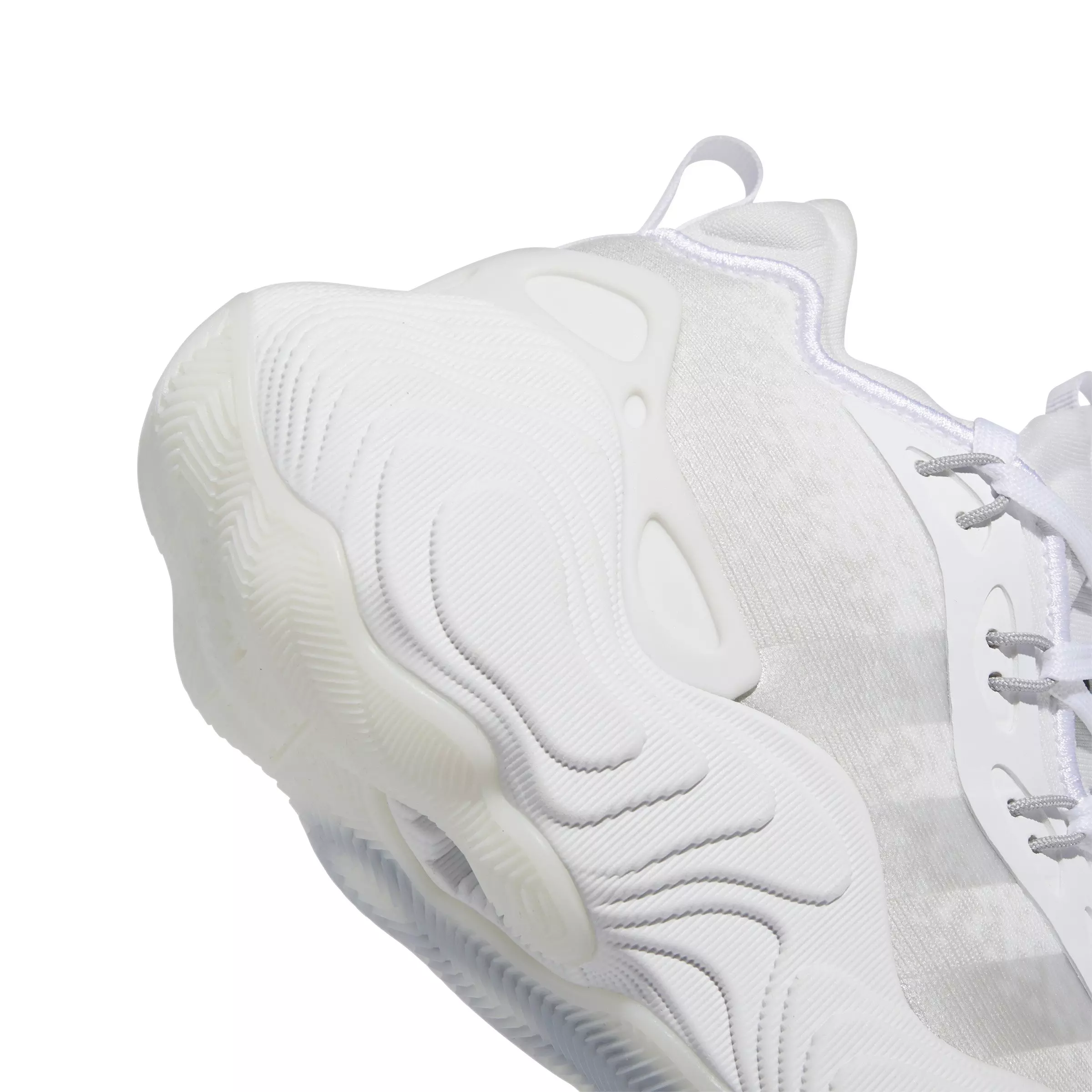 adidas Trae Young 3 "Ftwr White/Silver Metallic/Crystal White" Unisex Basketball Shoe - WHITE/SILVER/WHITE