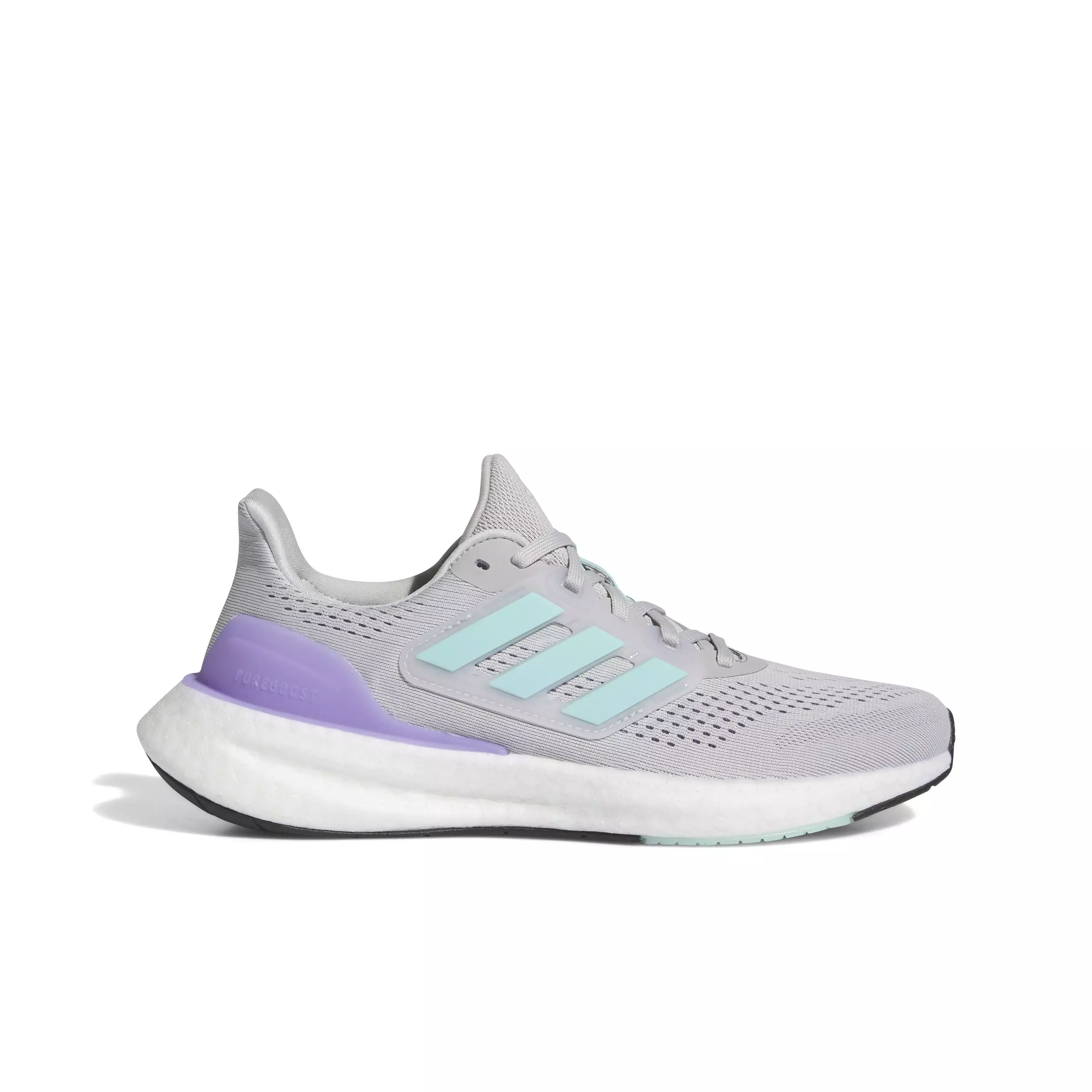 adidas Pureboost 23 "Grey Two/Flash Aqua/Ftwr White" Women's Running Shoe - GREY/AQUA/WHITE