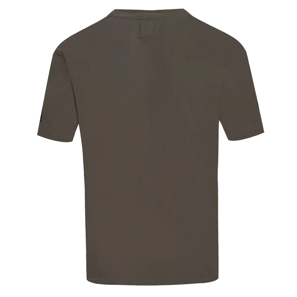 Pro Standard Men's MLB Atlanta Braves Neutral Drop Shoulder Top - Dk Taupe - DK TAUPE