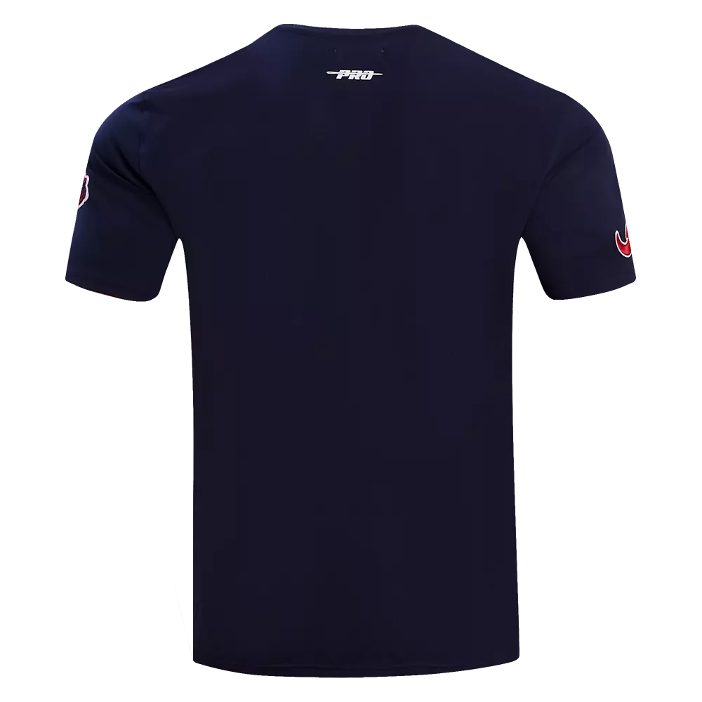 Pro Standard Men's MLB Atlanta Braves Script Tail Tops - Navy - NAVY