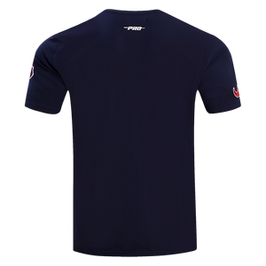 Pro Standard Men's MLB Atlanta Braves Script Tail Tops - Navy - NAVY