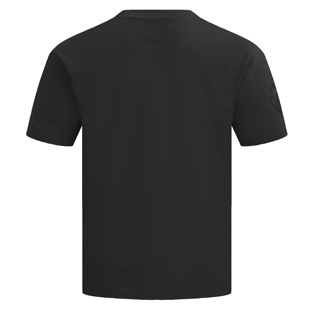 Pro Standard Men's MLB Houston Astros Neutral Cotton Jersey Drop Shoulder Top - Black - BLACK