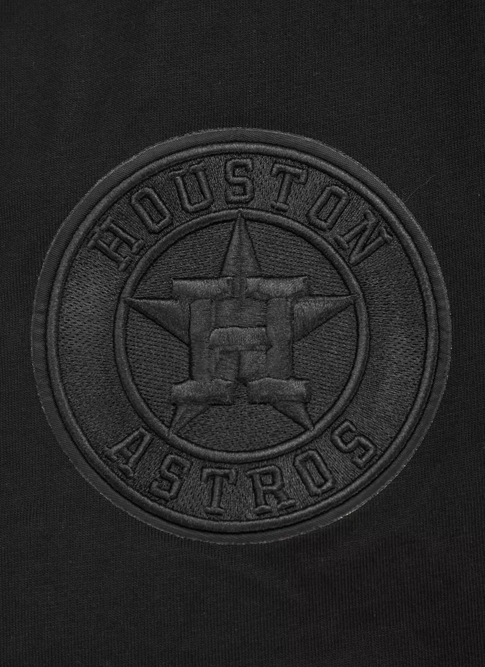 Pro Standard Men's MLB Houston Astros Neutral Cotton Jersey Drop Shoulder Top - Black - BLACK