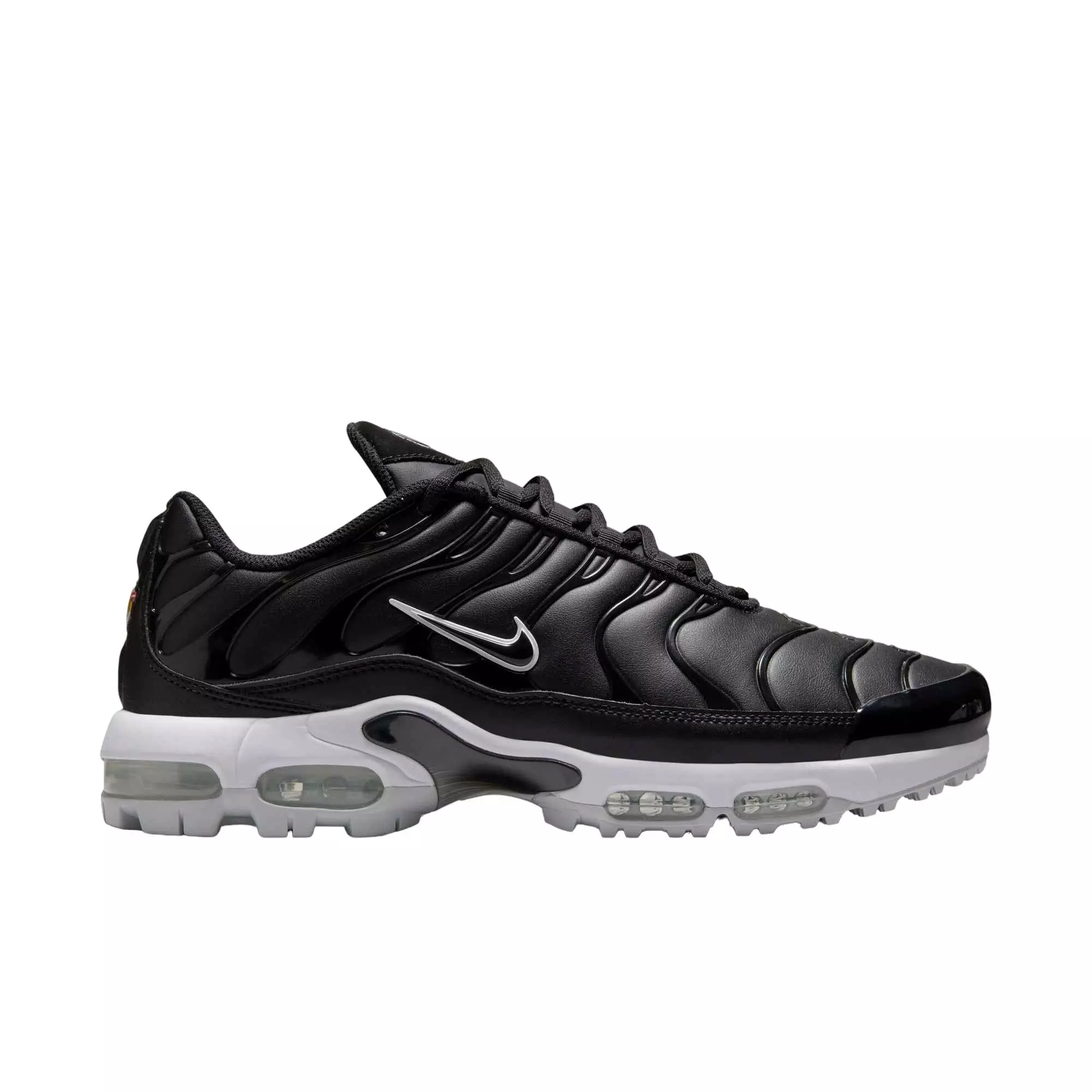 Nike Air Max Plus G "Black/Gold/Salsa Red/White" Men's Golf Shoe - BLACK/GOLD/RED/WHITE