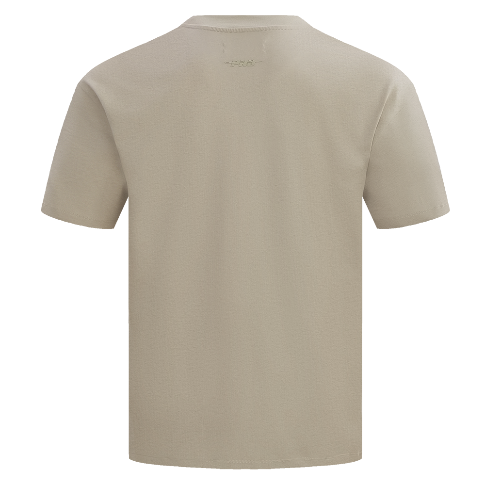 Pro Standard Men's MLB Houston Astros Neutral Cotton Jersey Drop Shoulder Top - Taupe - TAUPE