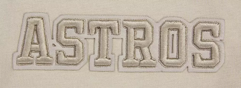 Pro Standard Men's MLB Houston Astros Neutral Cotton Jersey Drop Shoulder Top - Taupe - TAUPE