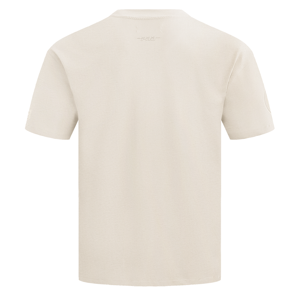 Pro Standard Men's MLB Houston Astros Neutral Cotton Jersey Drop Shoulder Top - Eggshell - EGGSHELL