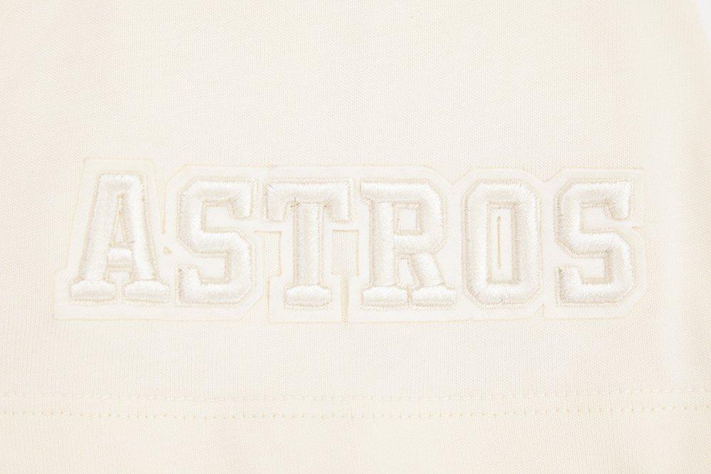 Pro Standard Men's MLB Houston Astros Neutral Cotton Jersey Drop Shoulder Top - Eggshell - EGGSHELL