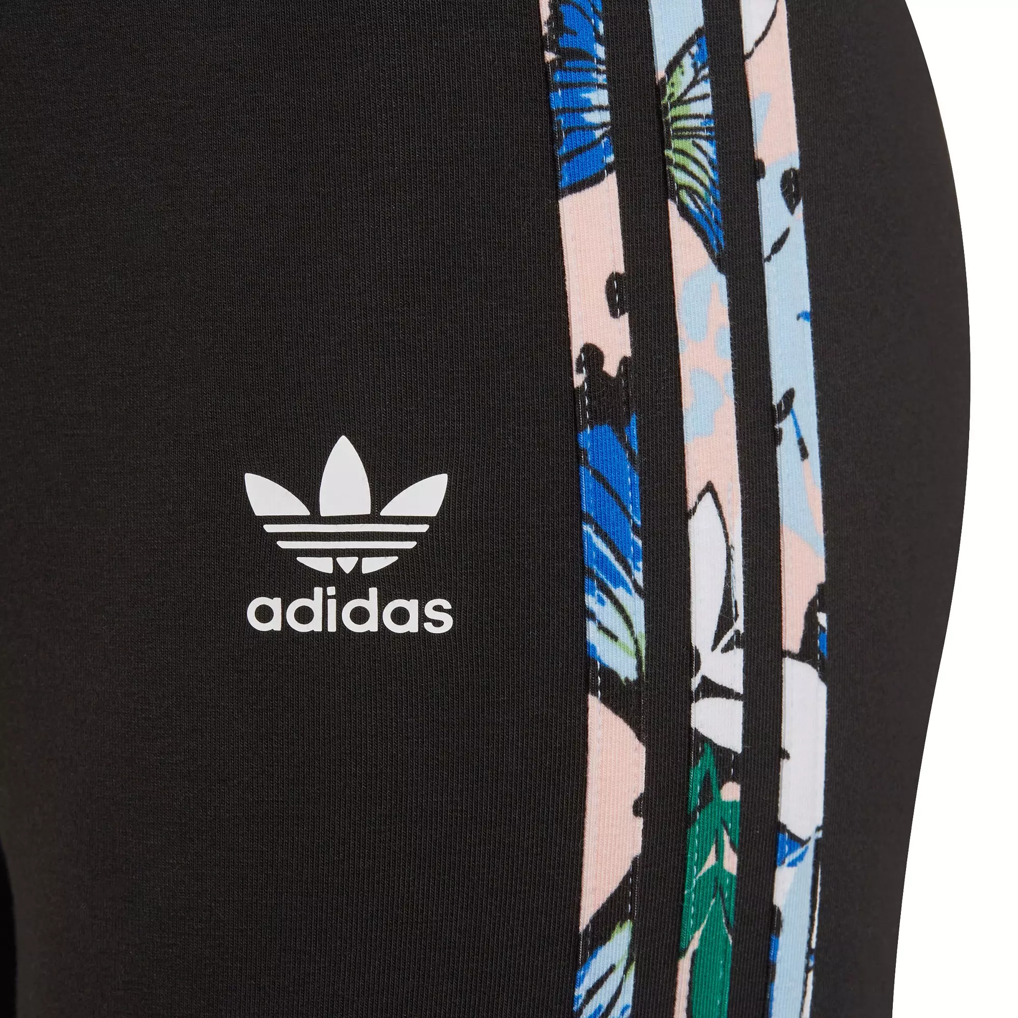 adidas Originals Girls' HER Studio London Animal Flower Print High-Waisted Leggings - CORAL
