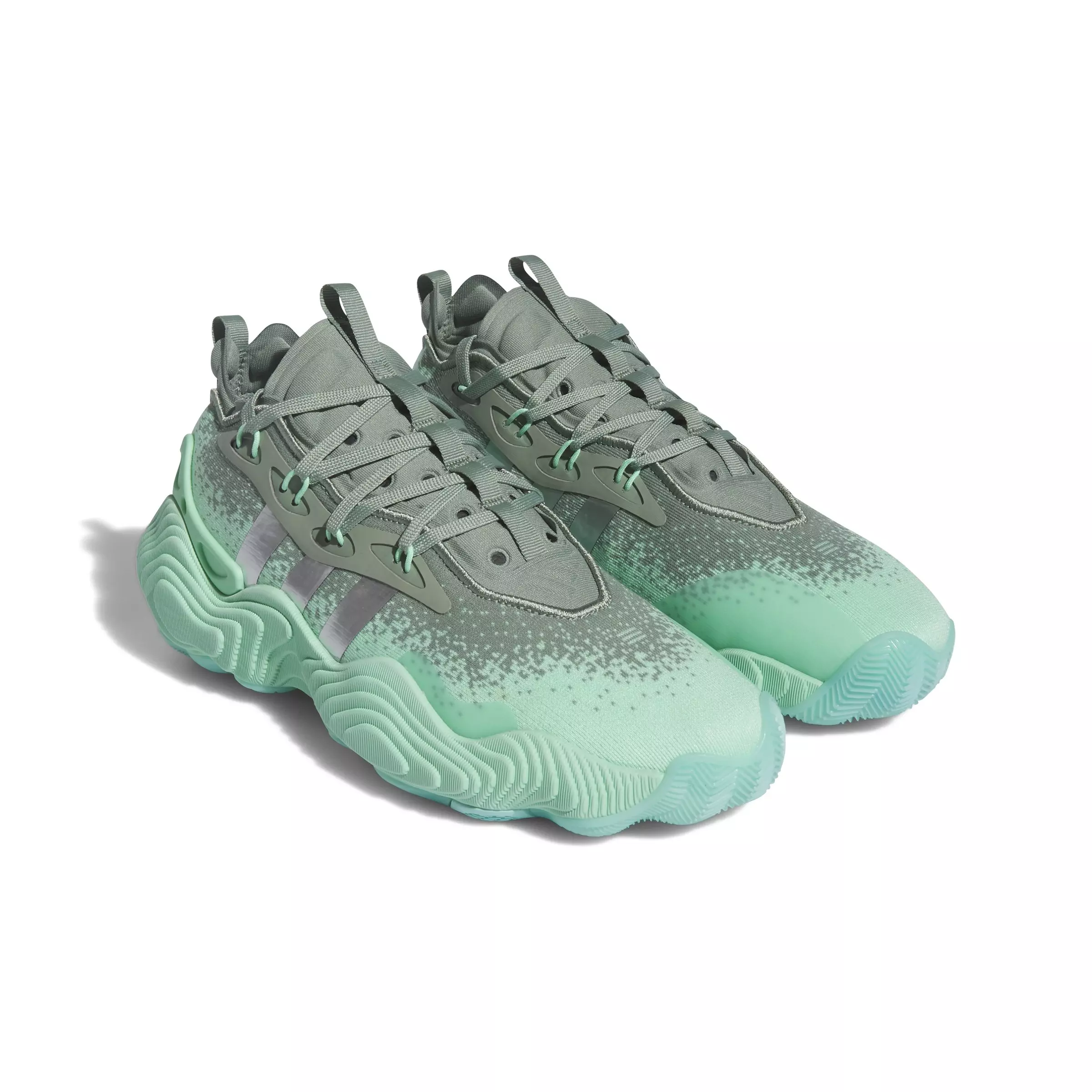 adidas Trae Young 3 "Pulse Mint/Silver Metallic/Silver Green" Unisex Basketball Shoe - MINT/SILVER/SILVER