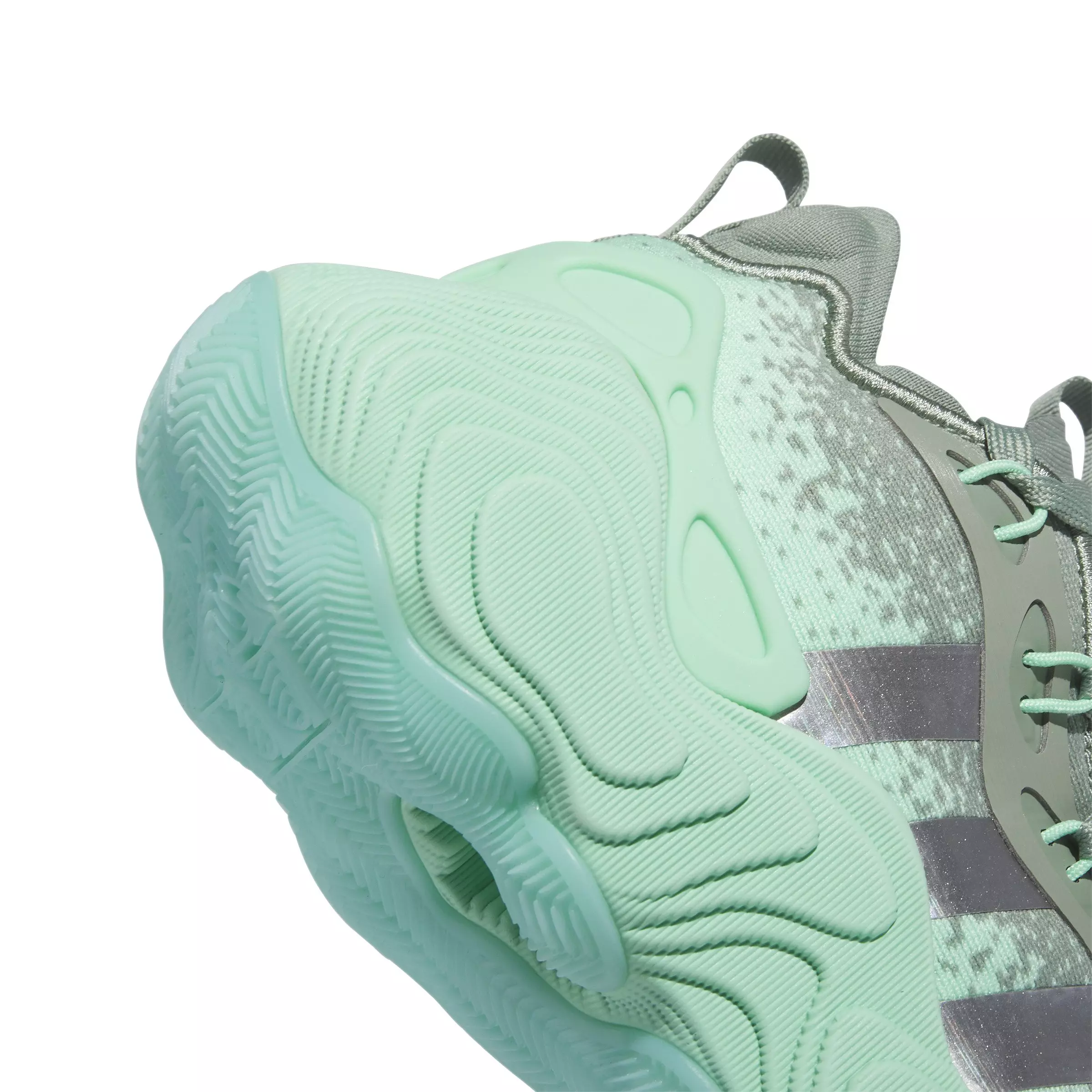 adidas Trae Young 3 "Pulse Mint/Silver Metallic/Silver Green" Unisex Basketball Shoe - MINT/SILVER/SILVER