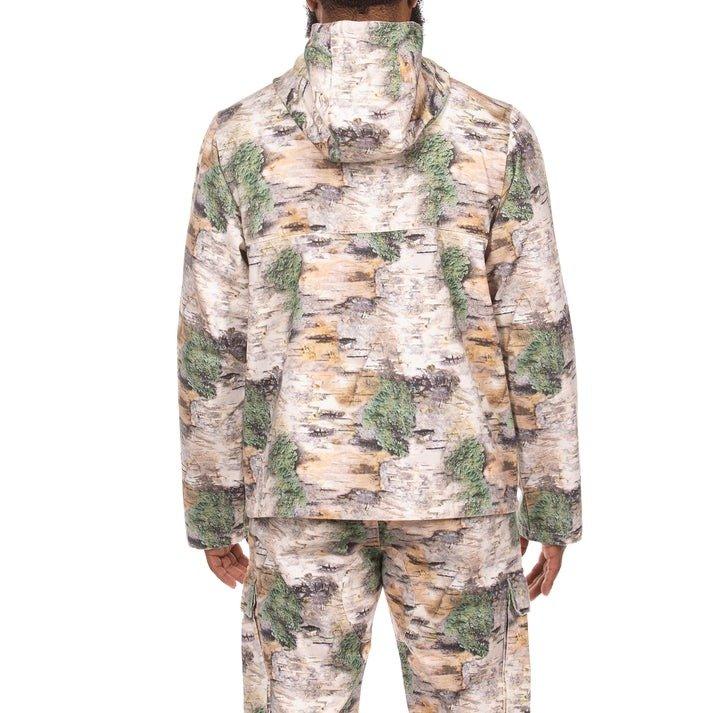 Hustle Gang Men's Bark 1/2 Zip Jacket - MULTI-COLOR Thumbnail View 2