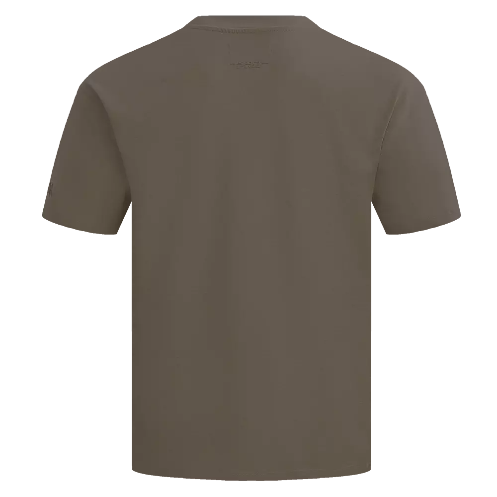 Pro Standard Men's MLB Houston Astros Neutral Drop Shoulder Top - Dk Taupe - DK TAUPE