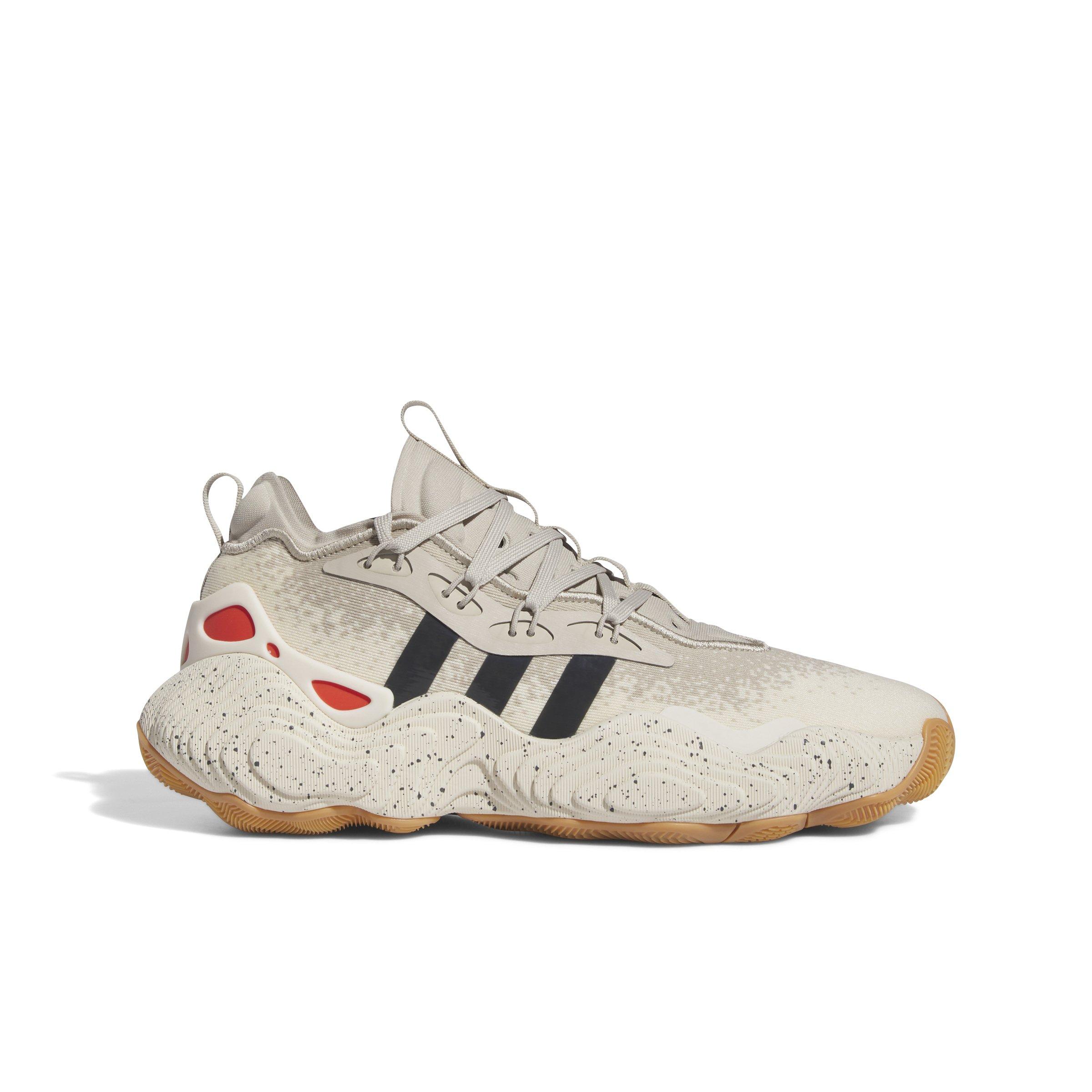 adidas Trae Young 3 "Wonder Beige/Grey Five/Wonder White" Unisex Basketball Shoe - BEIGE/GREY/WHITE Thumbnail View 1