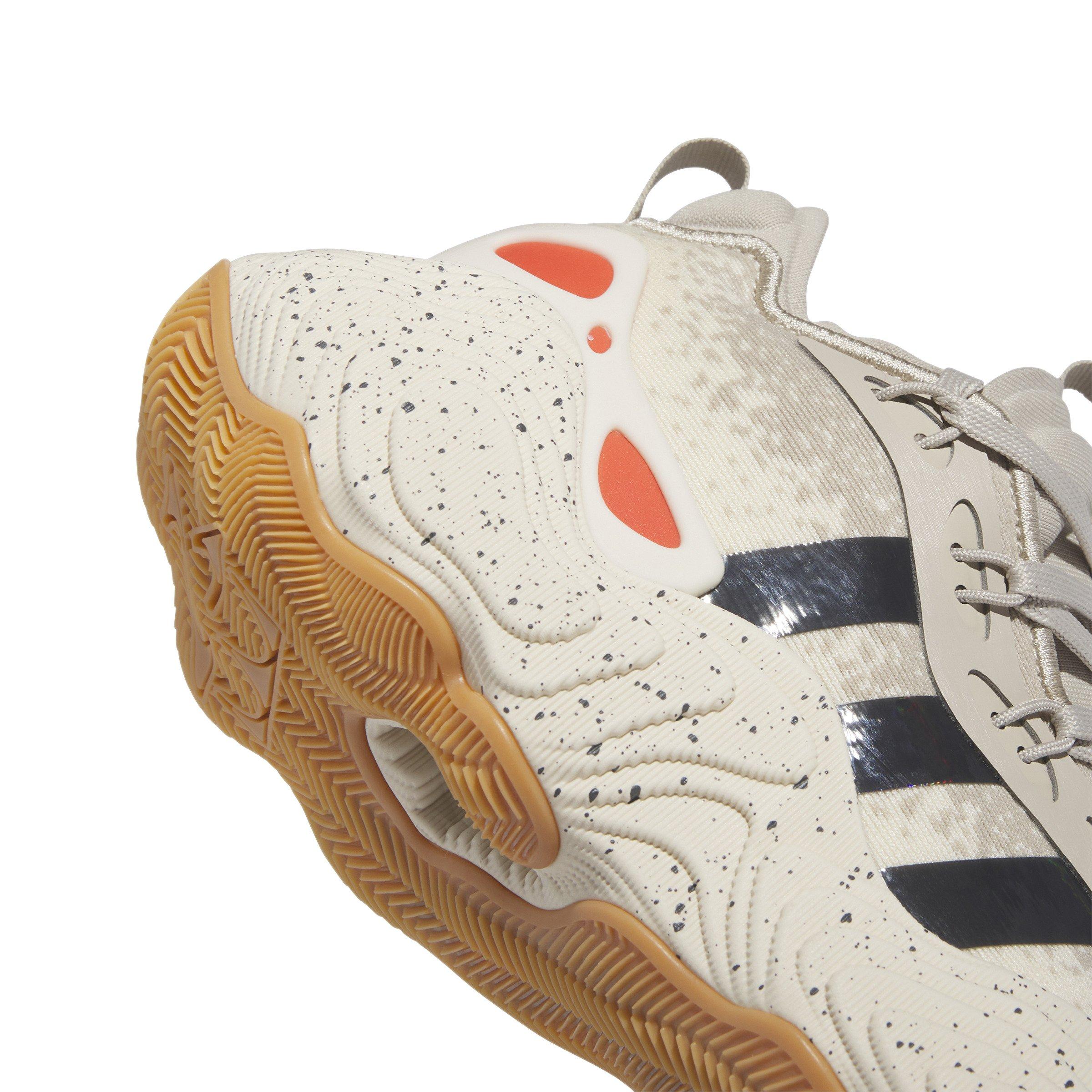 Adidas Trae Young 3 Basketball Shoes - Unisex - Wonder Beige / Grey Five / Wonder White - M 12 / W 13