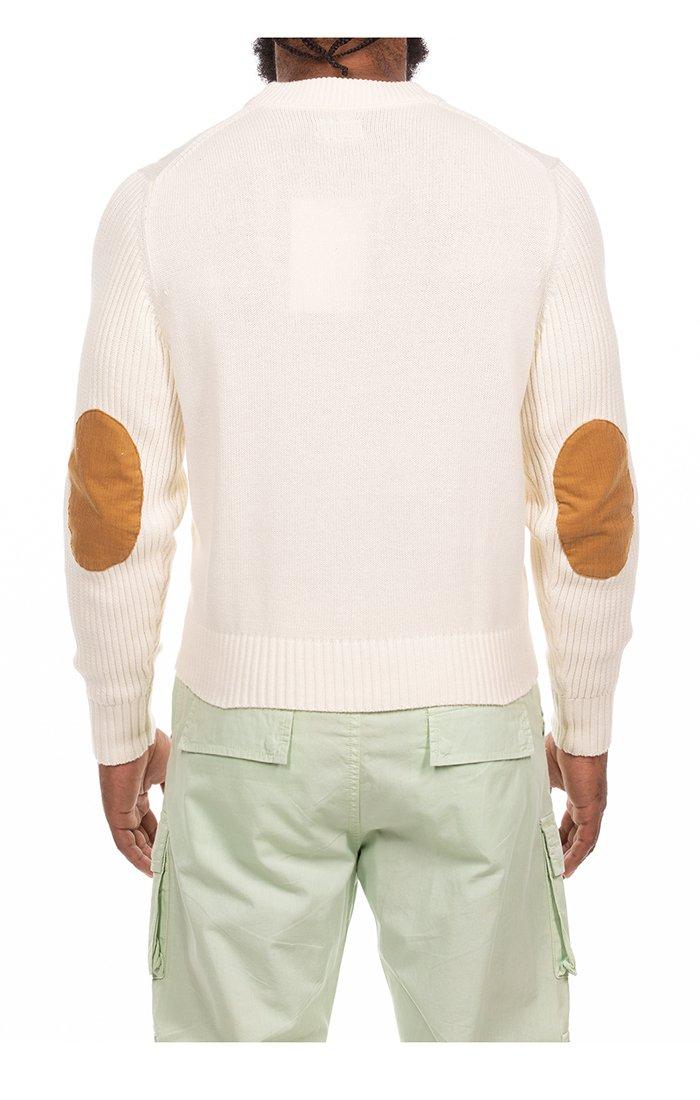 Hustle Gang Men's Demure Sweater - WHITE Thumbnail View 2