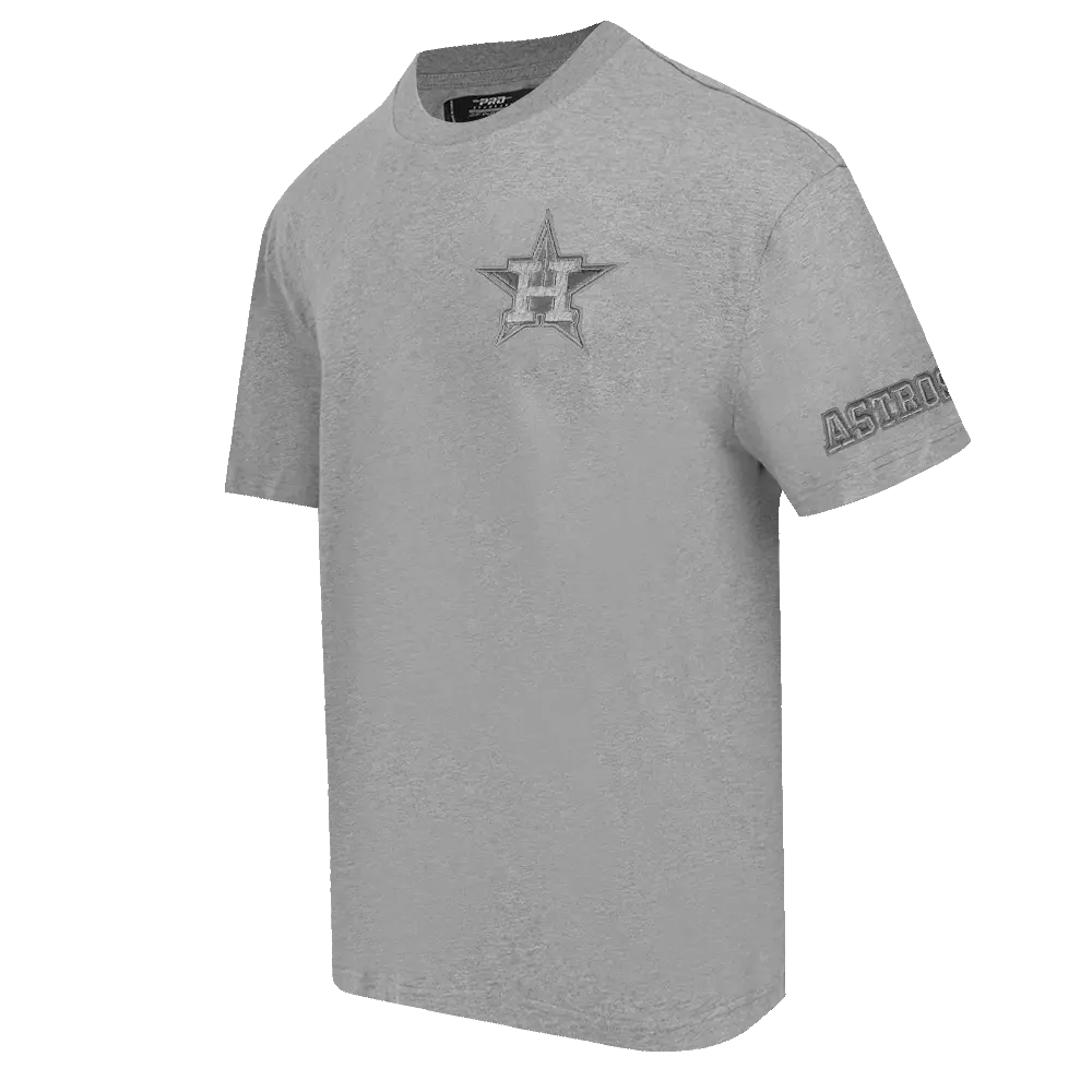 Pro Standard Men's MLB Houston Astros Neutral Drop Shoulder Top - Dk Grey - DK GREY